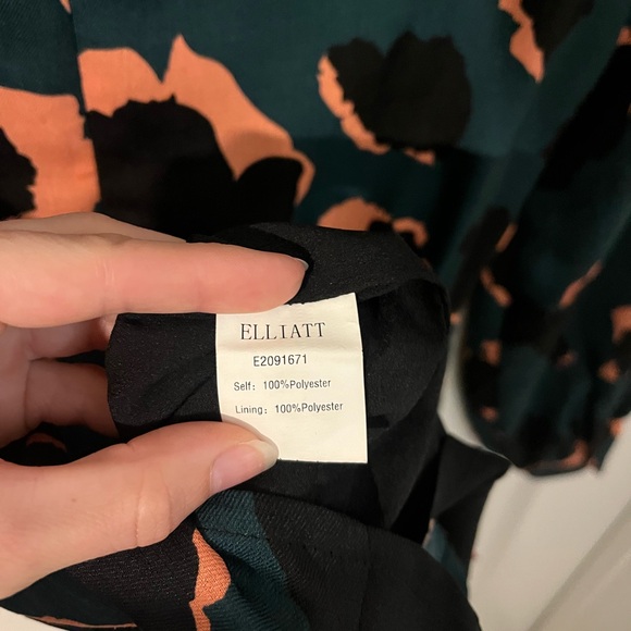 ELLIATT Green Leopard Print Romper- Small - Picture 6 of 6